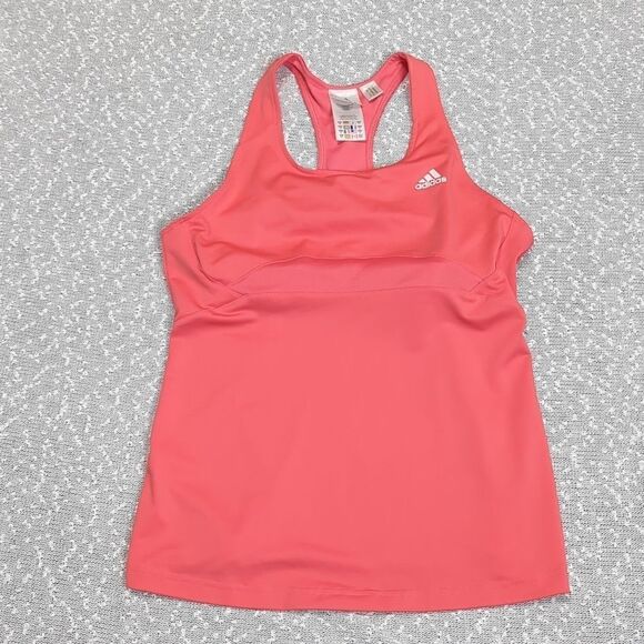 ADIDAS Coral Tank Top with built in bra Womens Medium - Picture 1 of 6